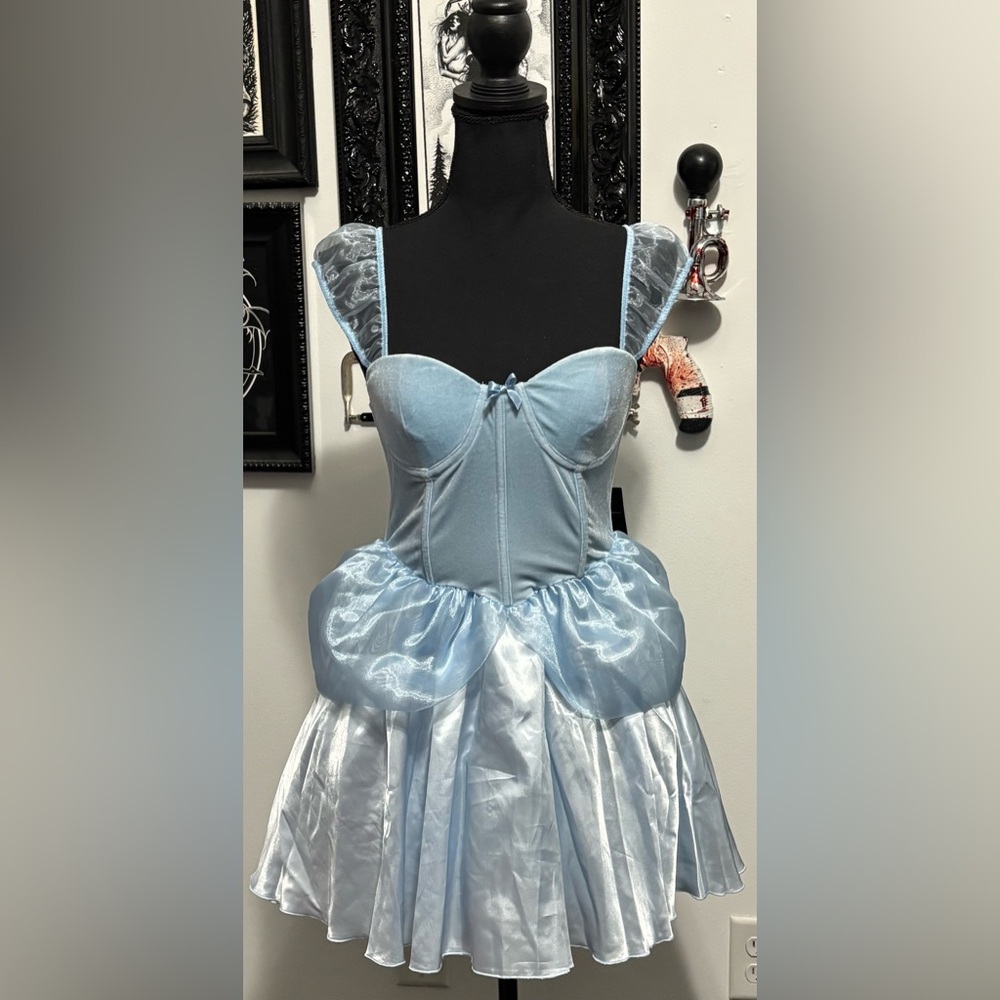 NWT Dolls Kill / Trickz N’ Treatz Cinderella Come Find Me Princess Costume Dress
